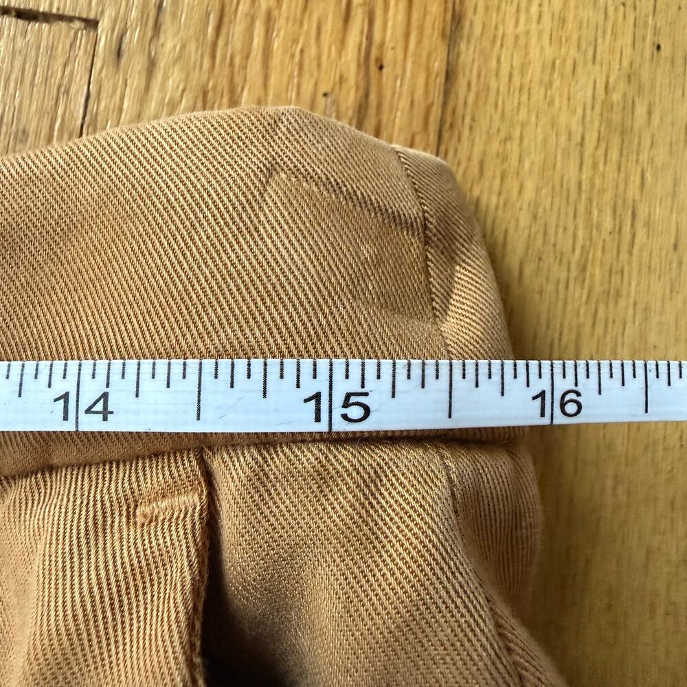 J.Crew Brown Tencel Straight Leg Trousers Pants Size 10 Career Classic Preppy - Picture 7 of 11